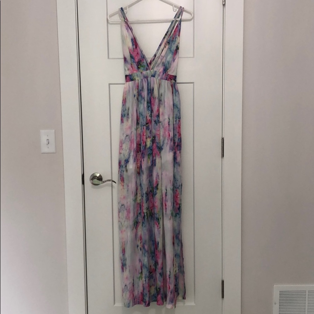 NWT Akira Watercolor Maxi in Size S